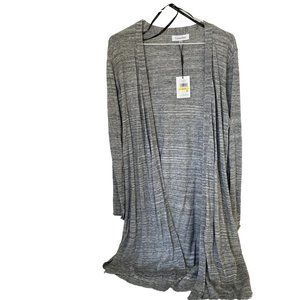 Calvin klein sweater/long Cardigan New With Tags Ladies Medium Grey